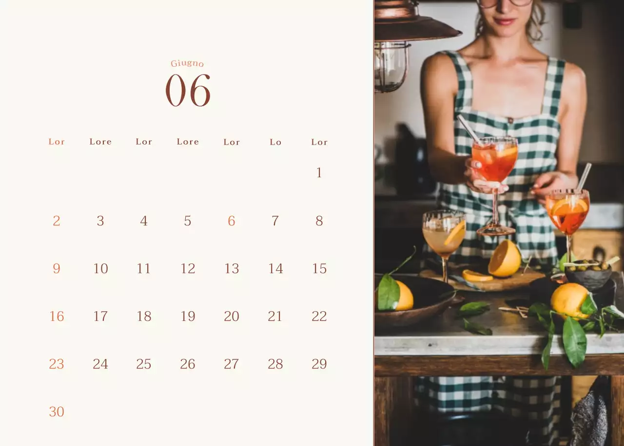 Layout fotografico di un caffè emozionale in beige e marrone