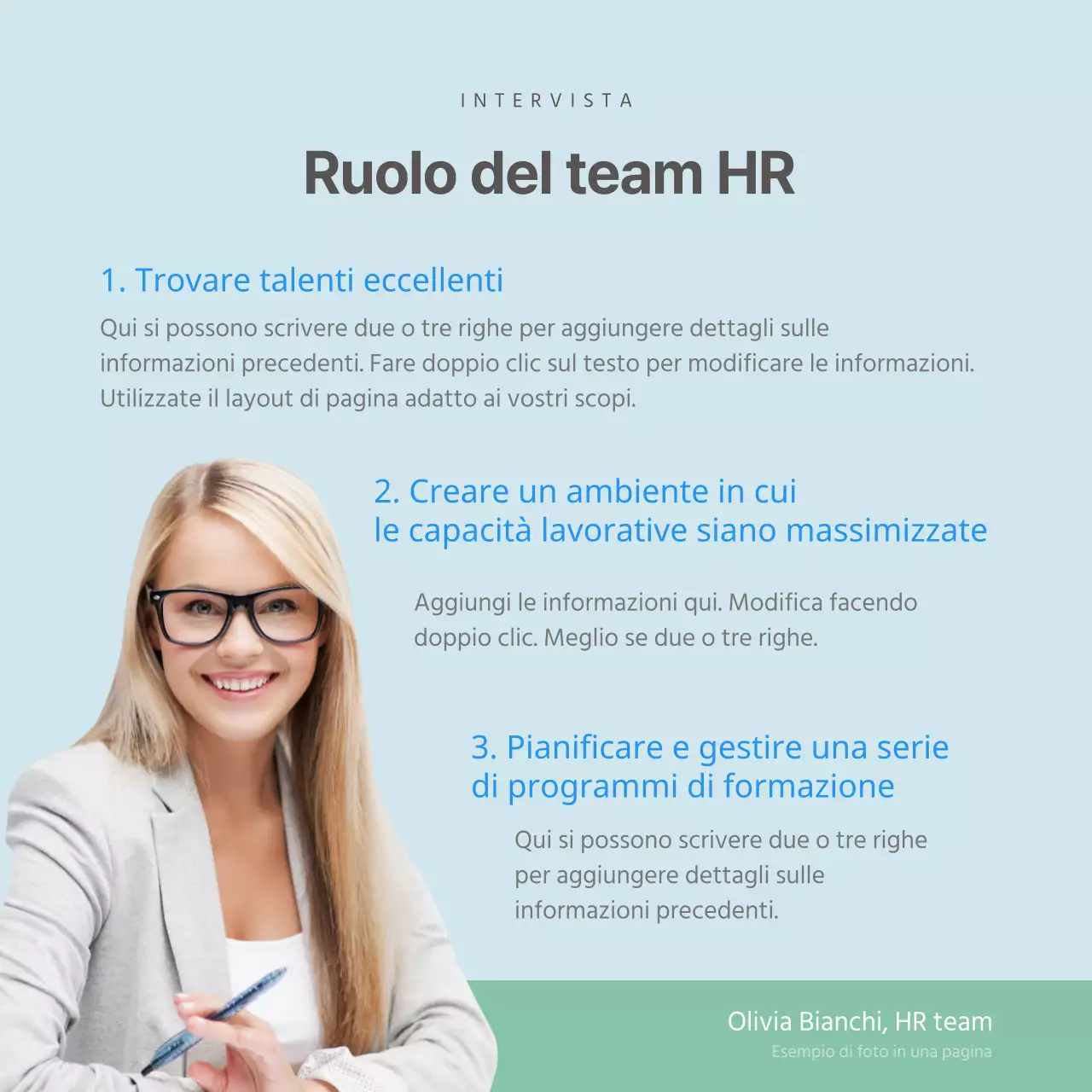 Per saperne di più sul nostro team HR guidato da illustrazioni Descrizione del lavoro Intervista Competenze fondamentali CardNews