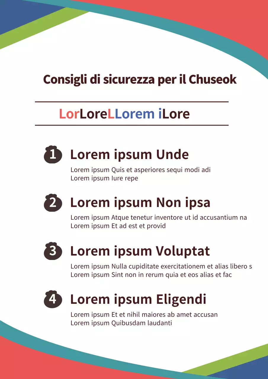 Consigli di sicurezza per il Chuseok_Seposter