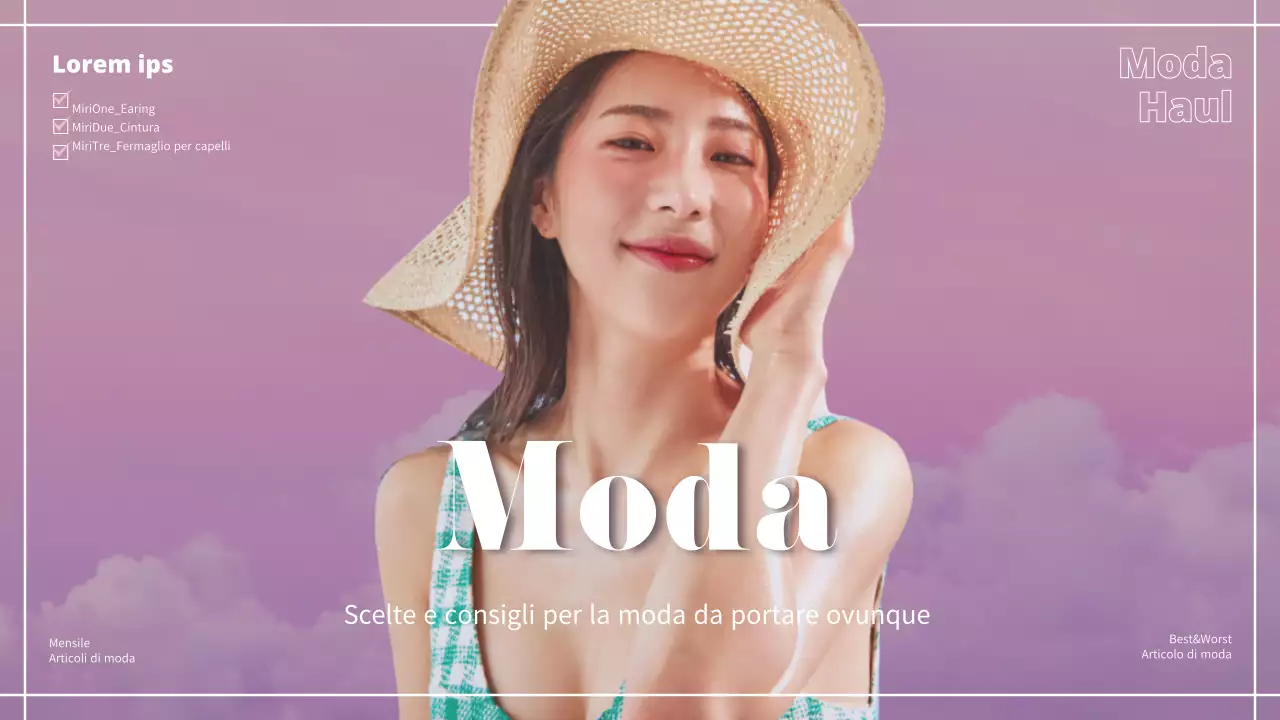 Howl, un articolo di moda color malva, pulito e sentimentale