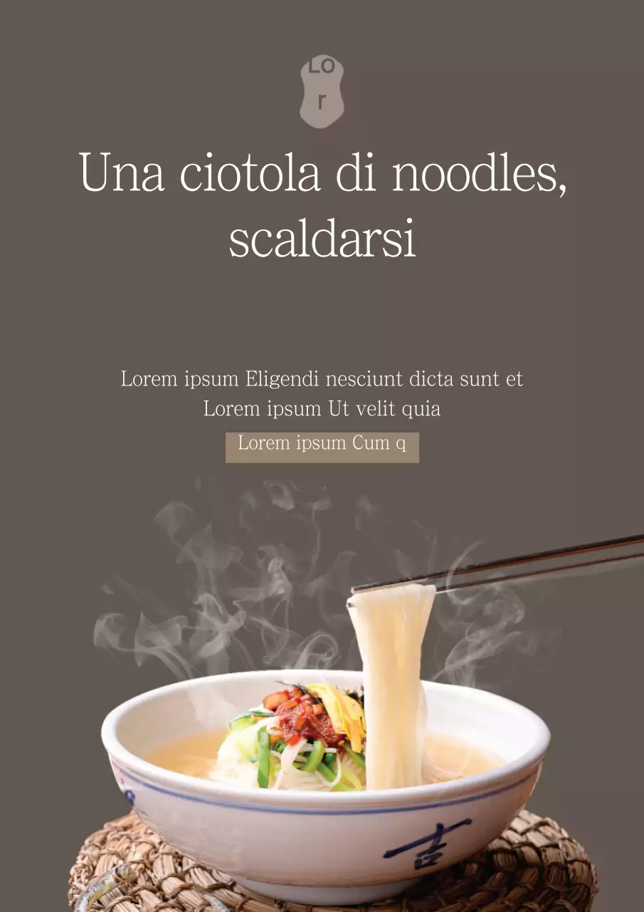 Promuovere il menu del vostro ristorante udon