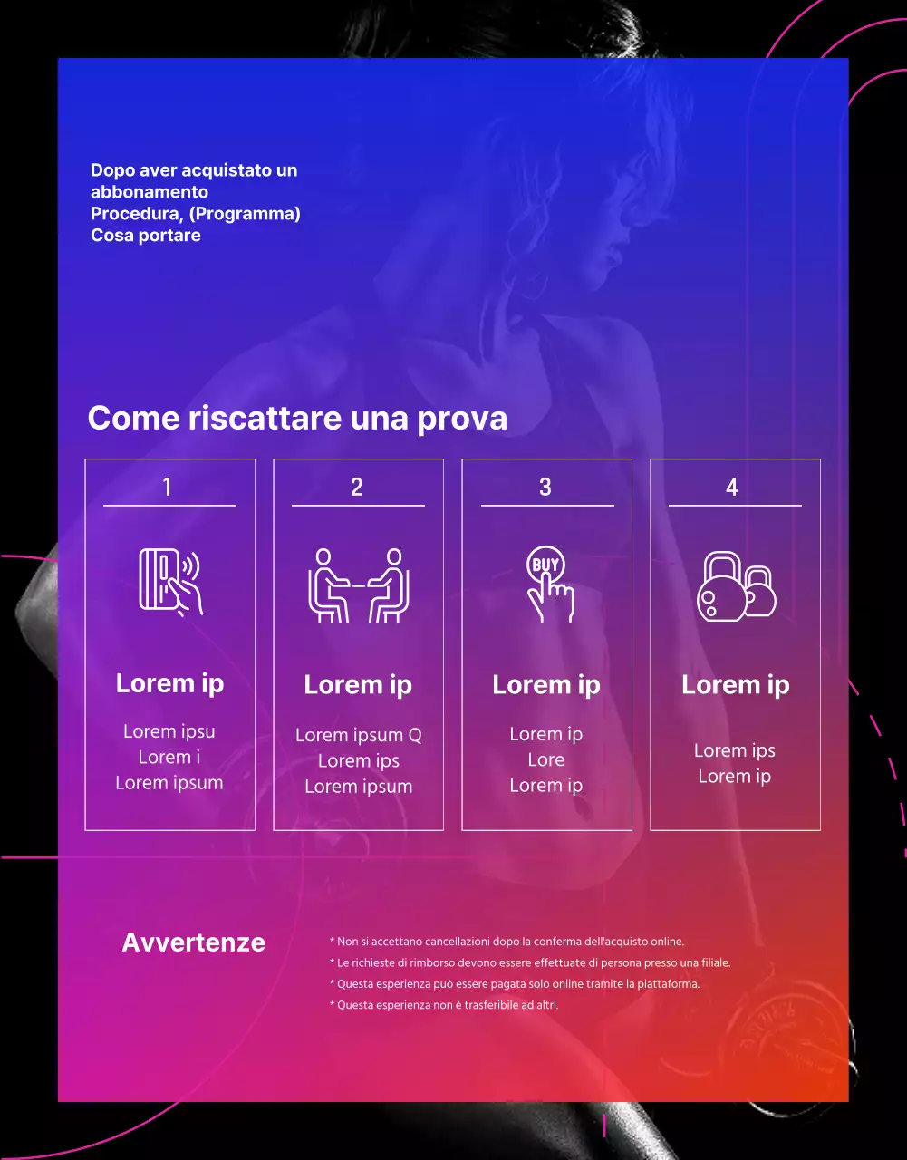 (Premium)_Promozione palestra PT in gradiente rosa-blu (pagina di dettaglio)-Copia