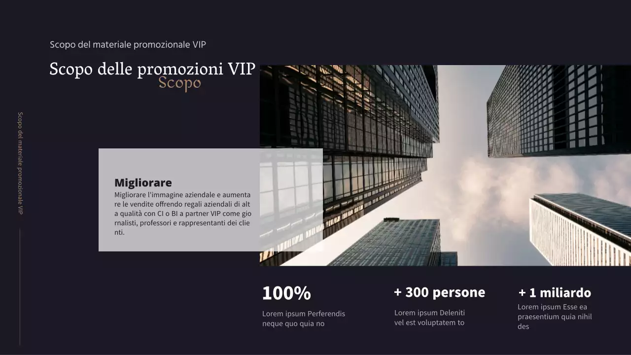 Gli accenti di colore oro e nero creano un'atmosfera lussuosa.