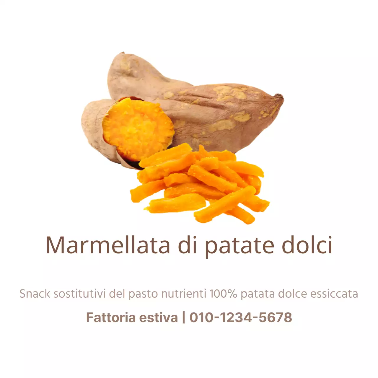 Marmellata di patate dolci