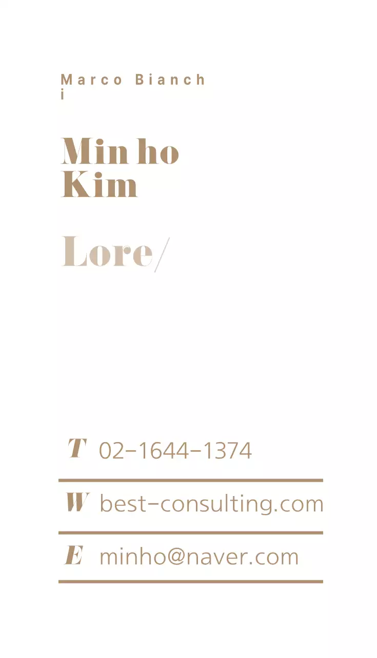 LA MIGLIORE CONSULENZA