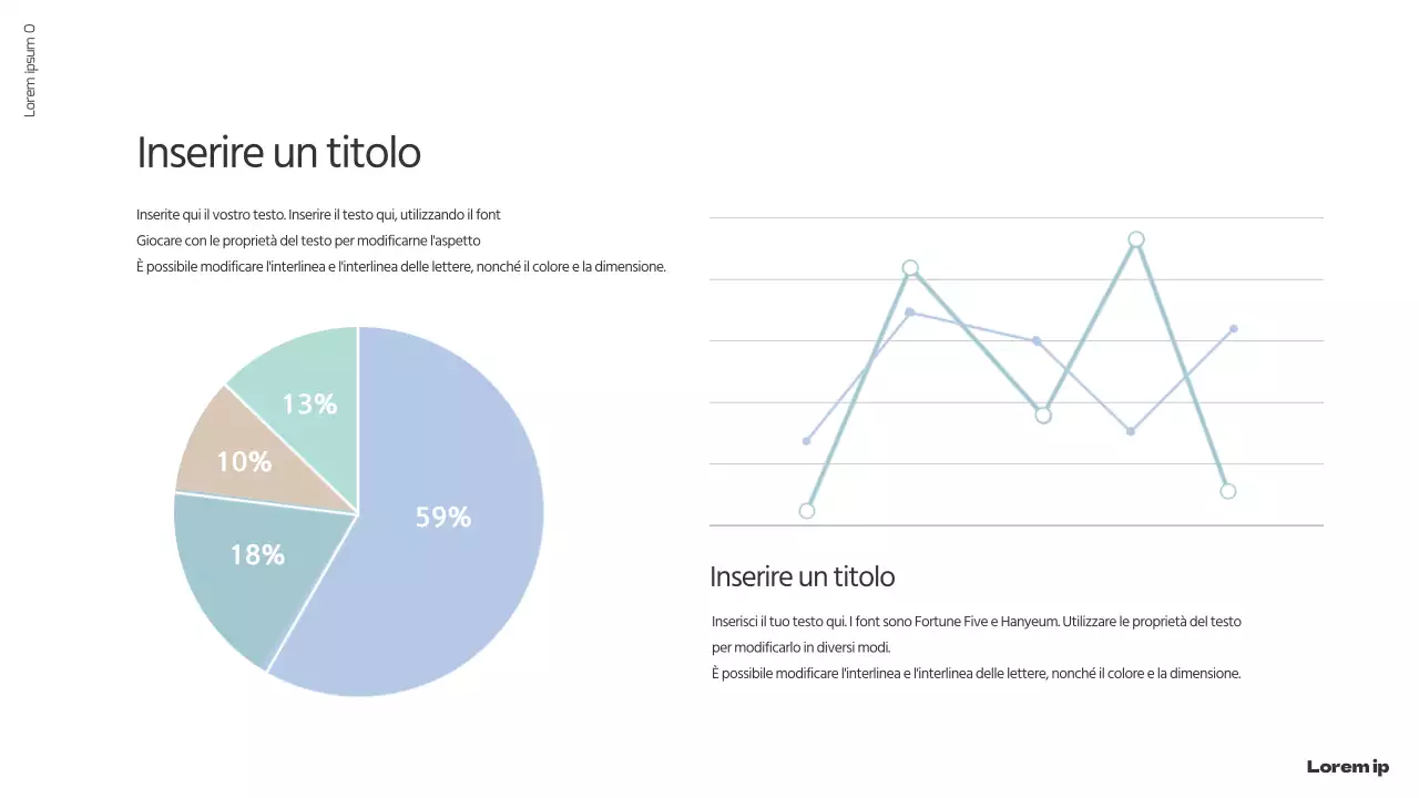 Grafico concettuale semplice con i colori del fegato