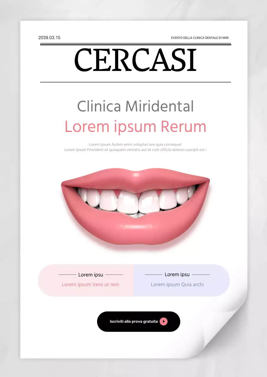 Prove di sbiancamento dentale