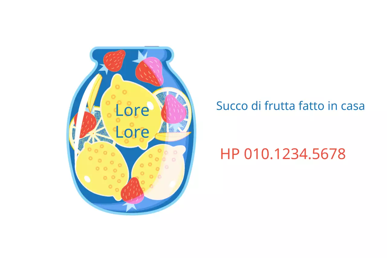 Succo di frutta fatto in casa