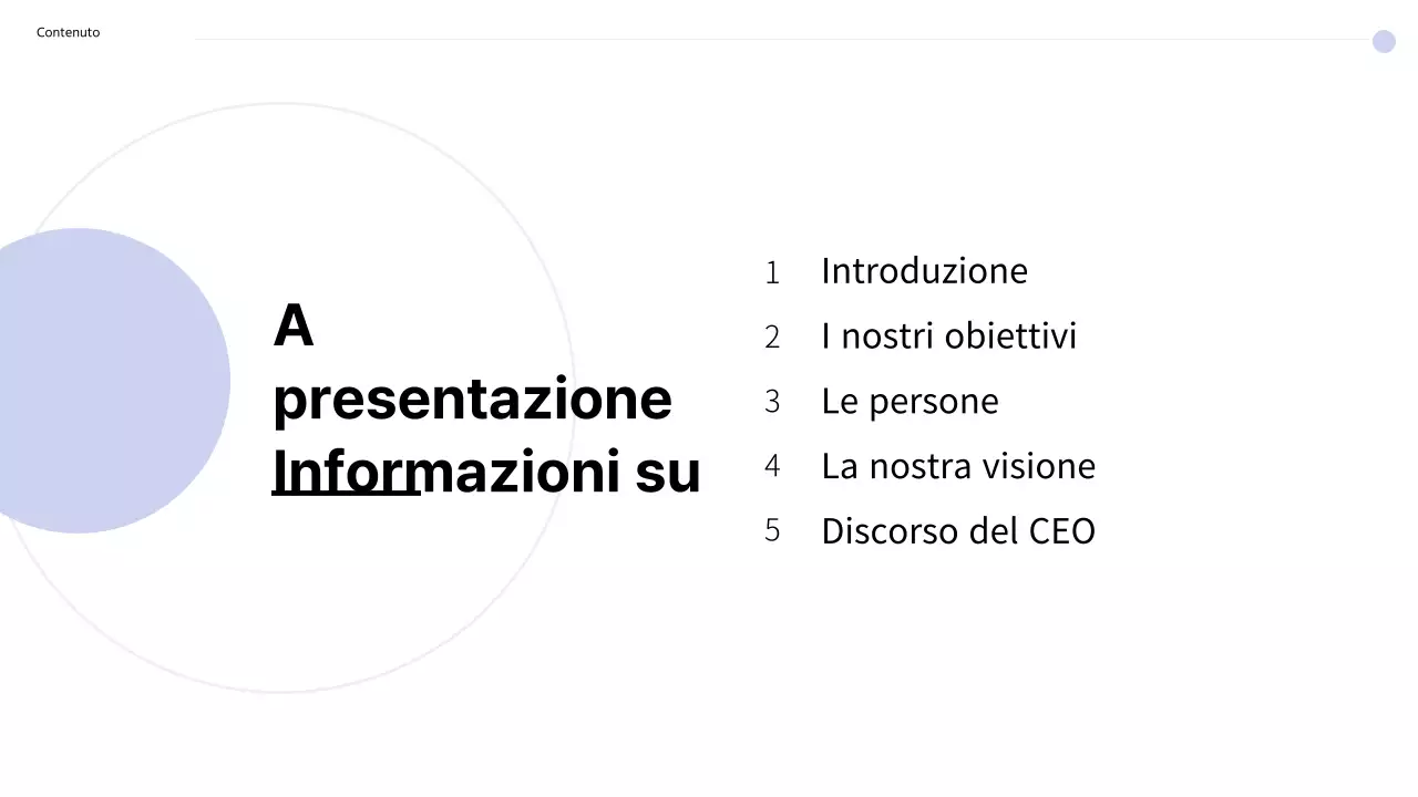 Presentazioni di base