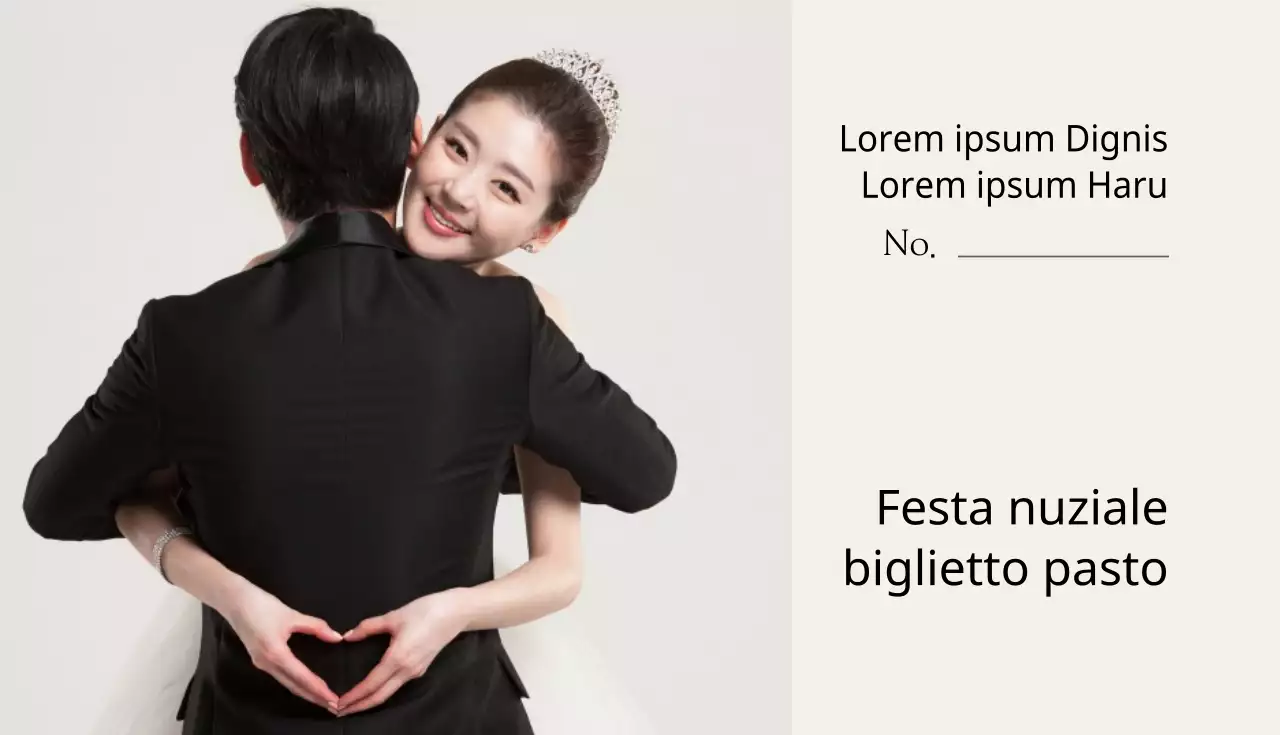 Buoni pasto per matrimoni