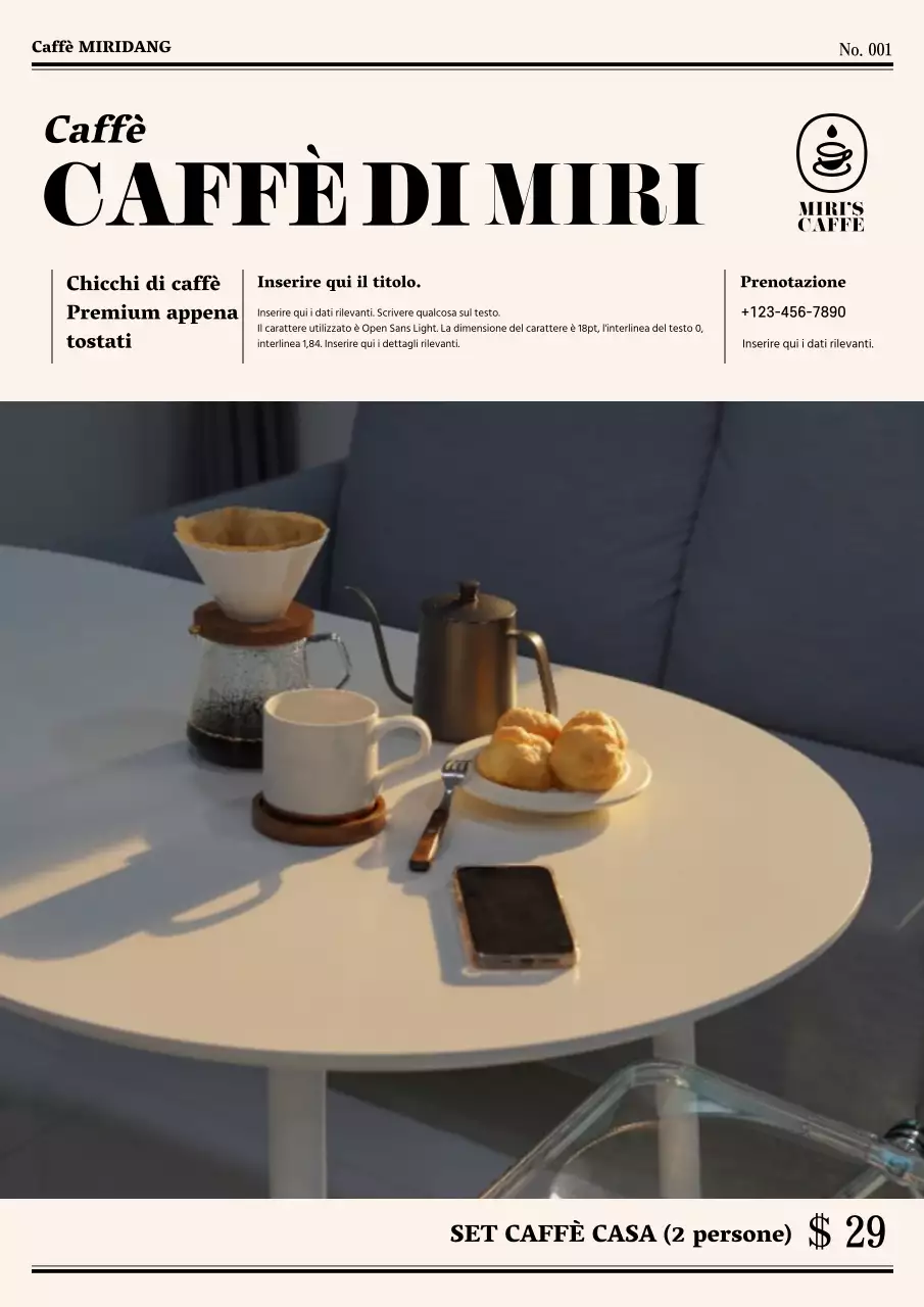 Foto di Beige MagazineConcept Layout Cafè