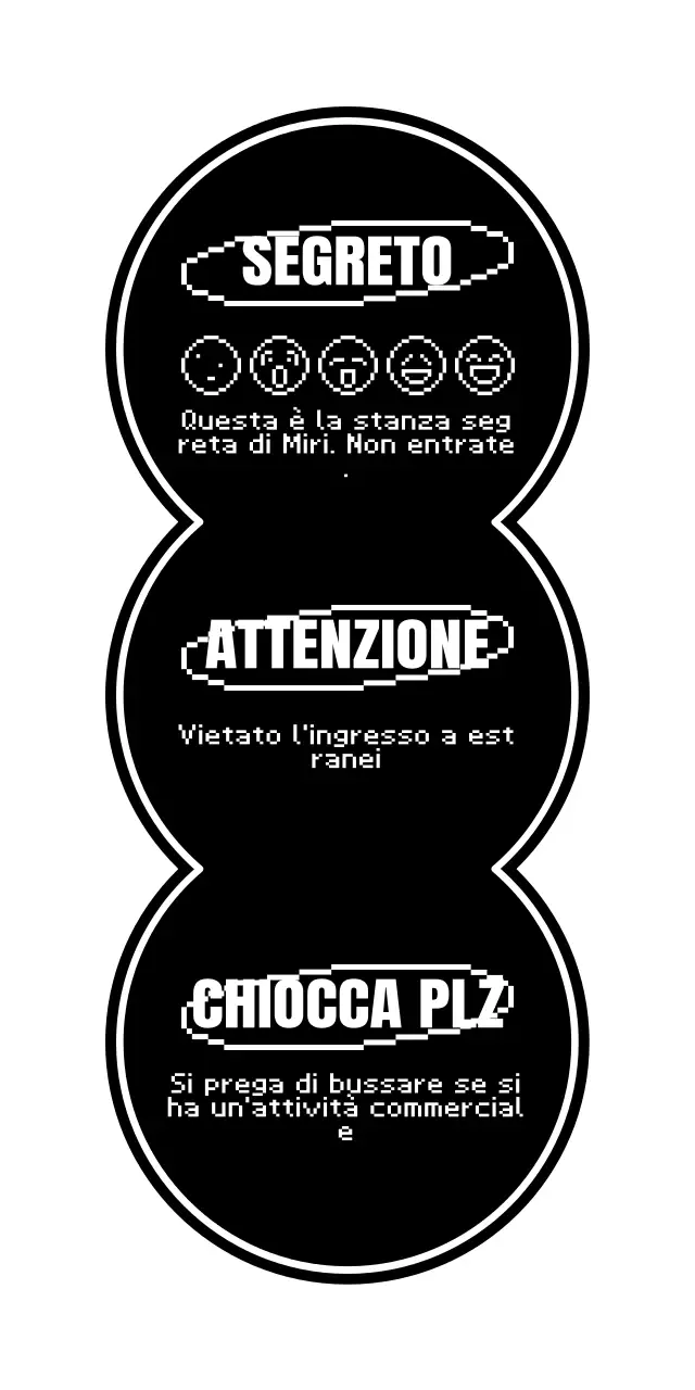 Illustrazioni di punti in bianco e nero e frasi carine in una guida alle note di stile