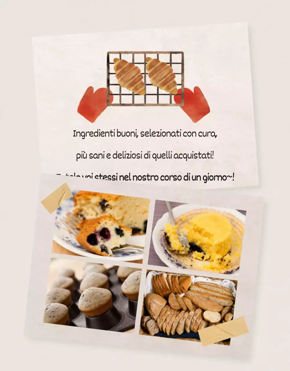 Dettagli del corso di panificazione