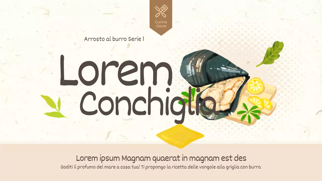 Cannolicchi beige arrostiti al burro