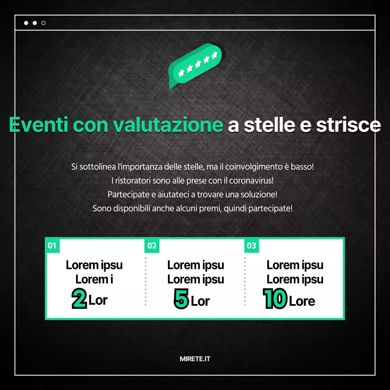 Novità sul cartoncino stellato turchese e nero