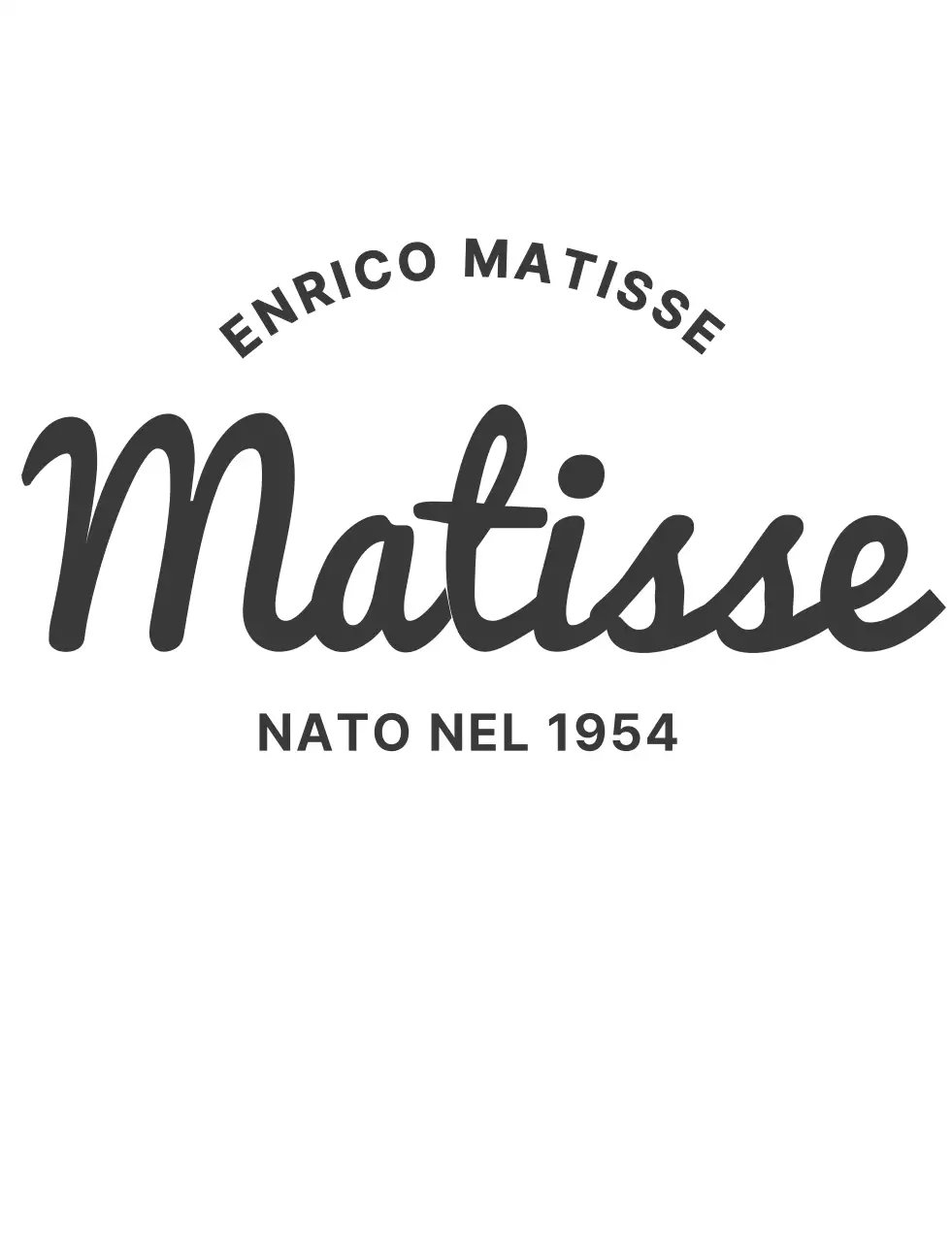 Maglietta personalizzata con illustrazione di Matisse