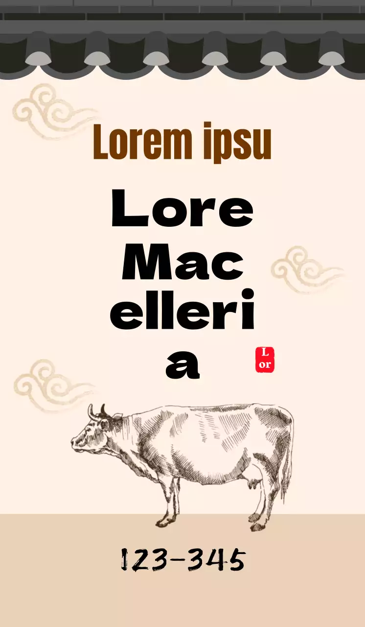 Macelleria di concezione tradizionale in una casa piastrellata beige
