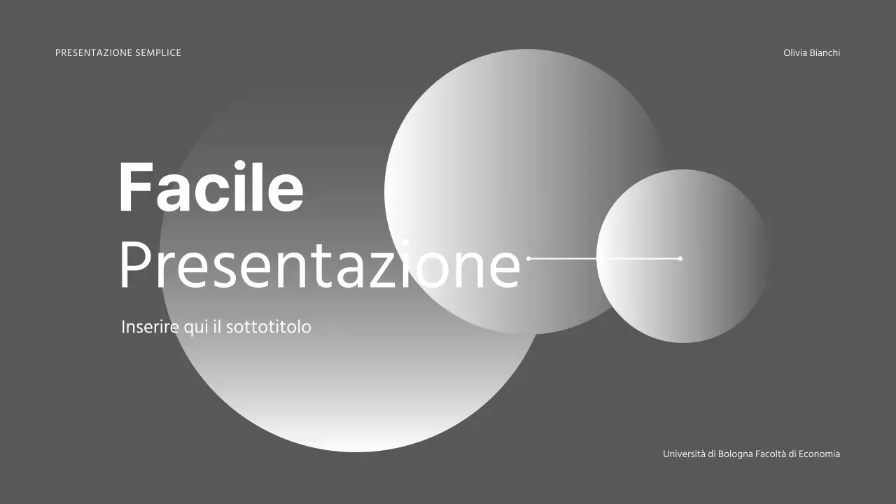 Presentazioni semplici