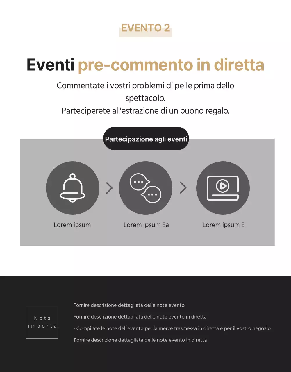 Sleek nero uomini cosmetici pagina di shopping dal vivo dettaglio