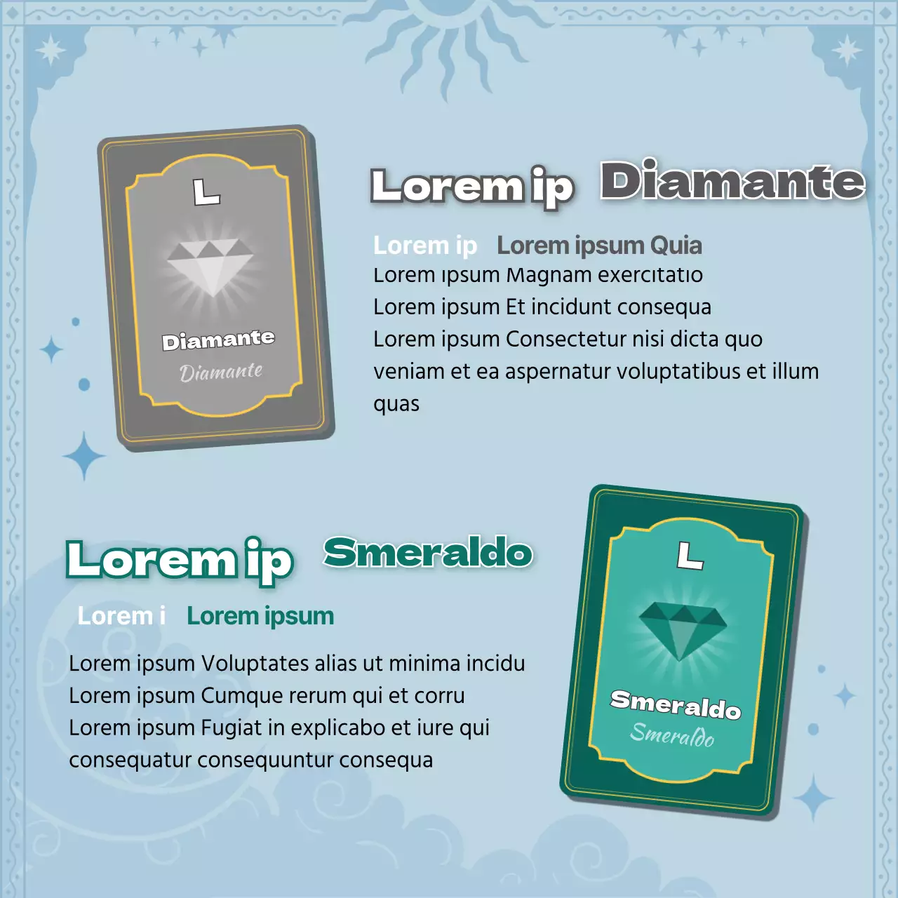 Concetto di carta dei tarocchi viola Carte di nascitaNews Design