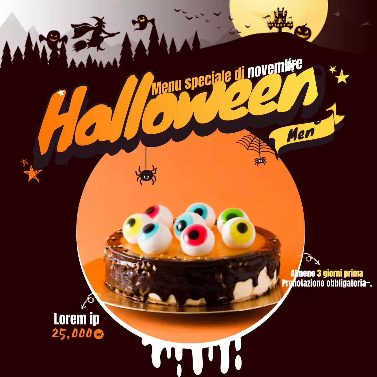 Menu di Halloween