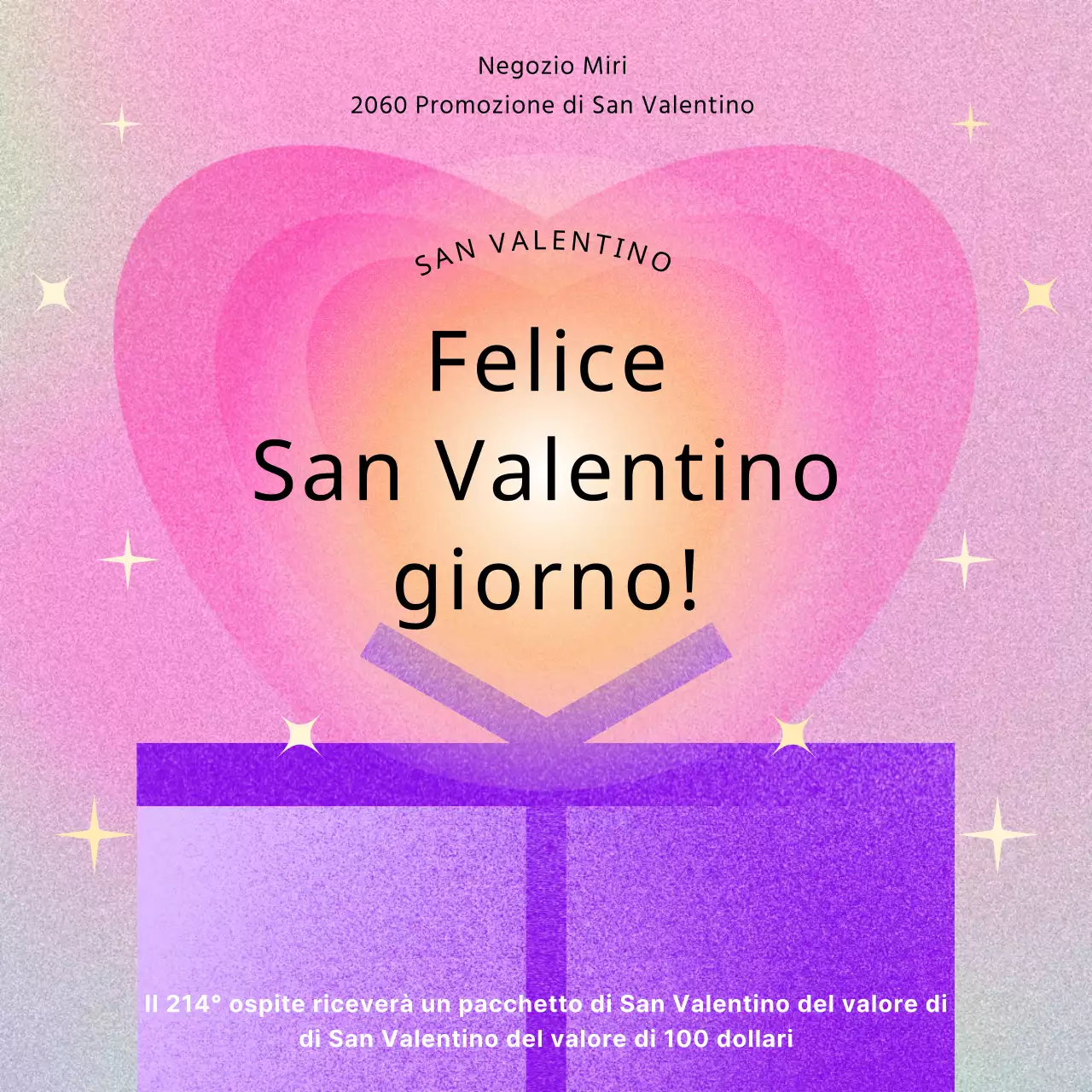 Eventi di San Valentino in rosa e viola