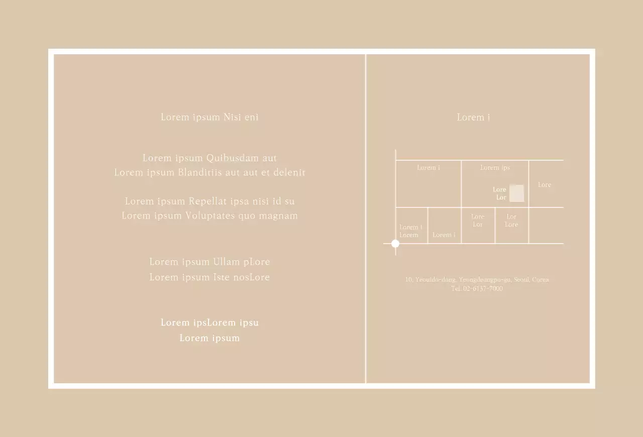 Cartolina orizzontale per inviti di nozze dall'aspetto pulito nei toni del beige