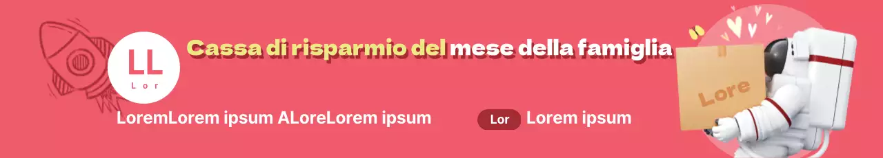 Cassa di risparmio mensile per le famiglie