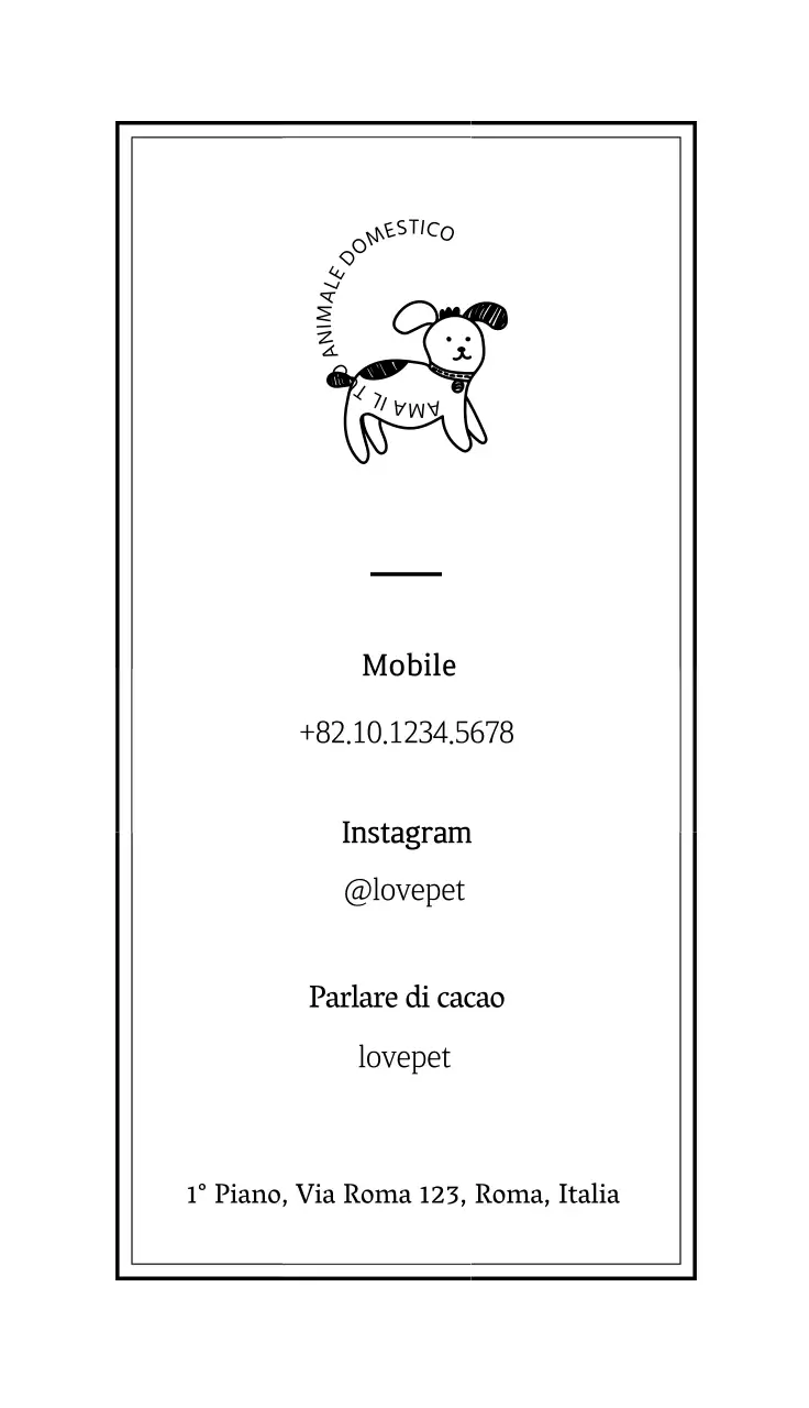 illustrazione nera semplice toelettatura del cane