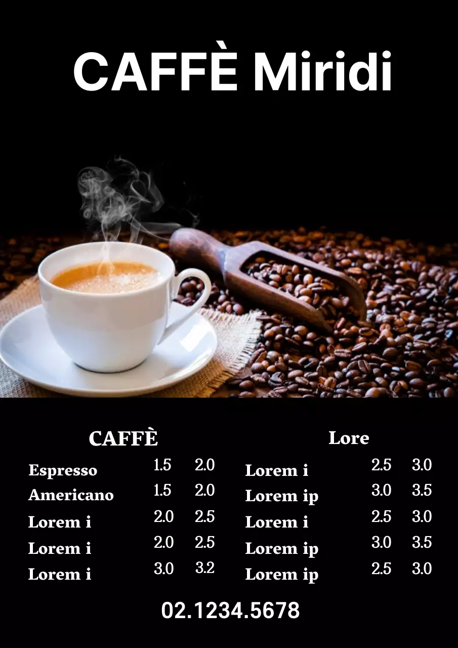 43158_Cafe Menu Board