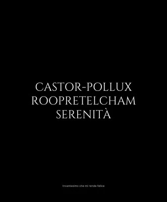 Stile di testo semplice con incantesimi di felicità in bianco e nero