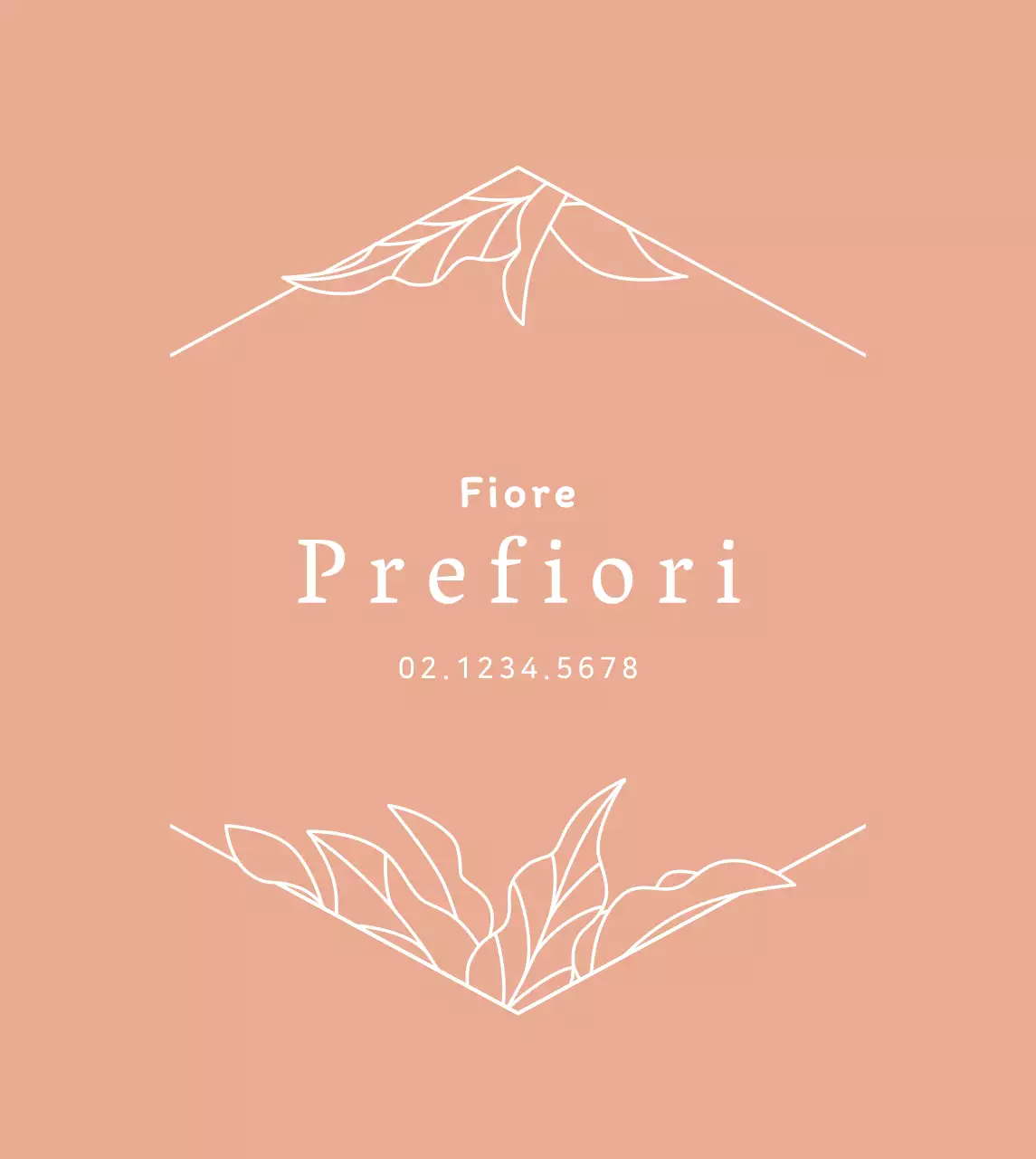 Oro rosa Lussuosa illustrazione floreale segno del fiorista