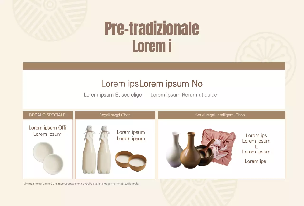 Cartoline tradizionali nei toni del beige