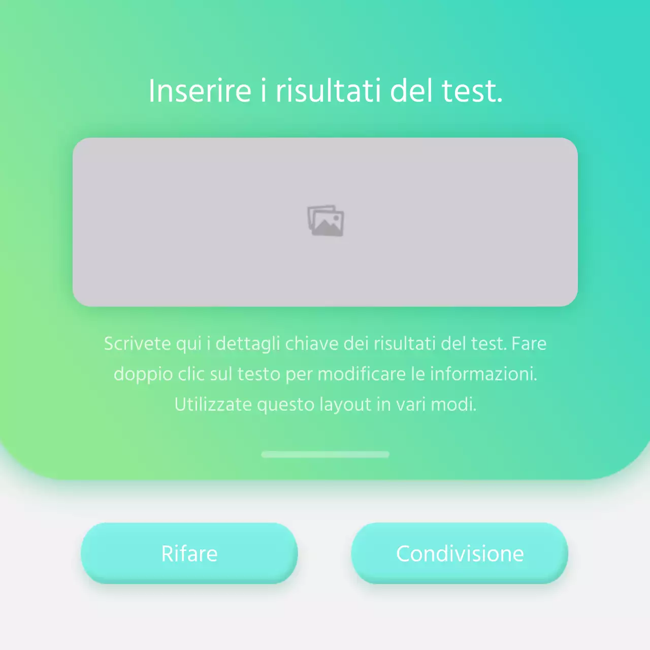 Concetto di test psicologico semplice con gradienti