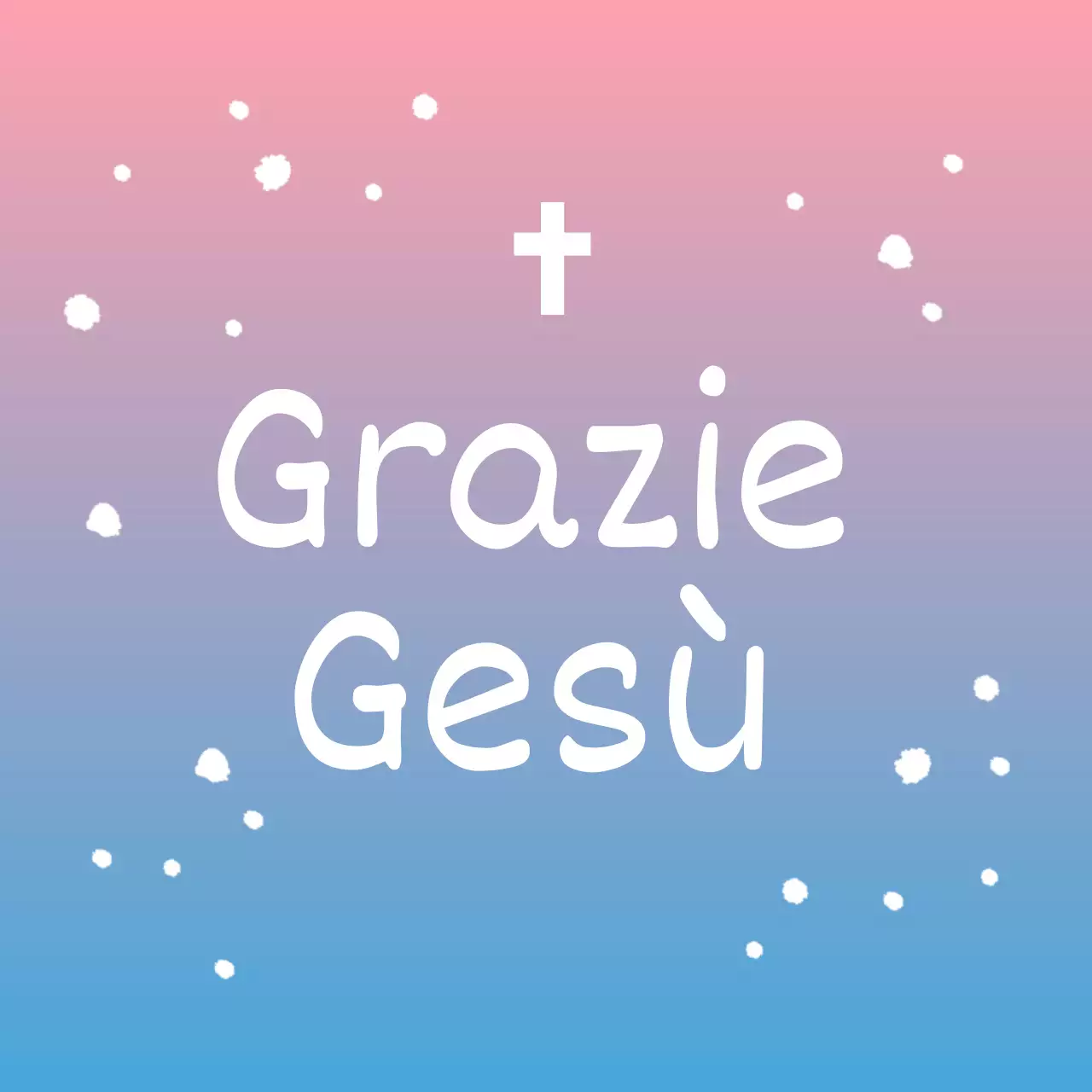 Adesivo circolare pasquale pastello sfumato per la chiesa