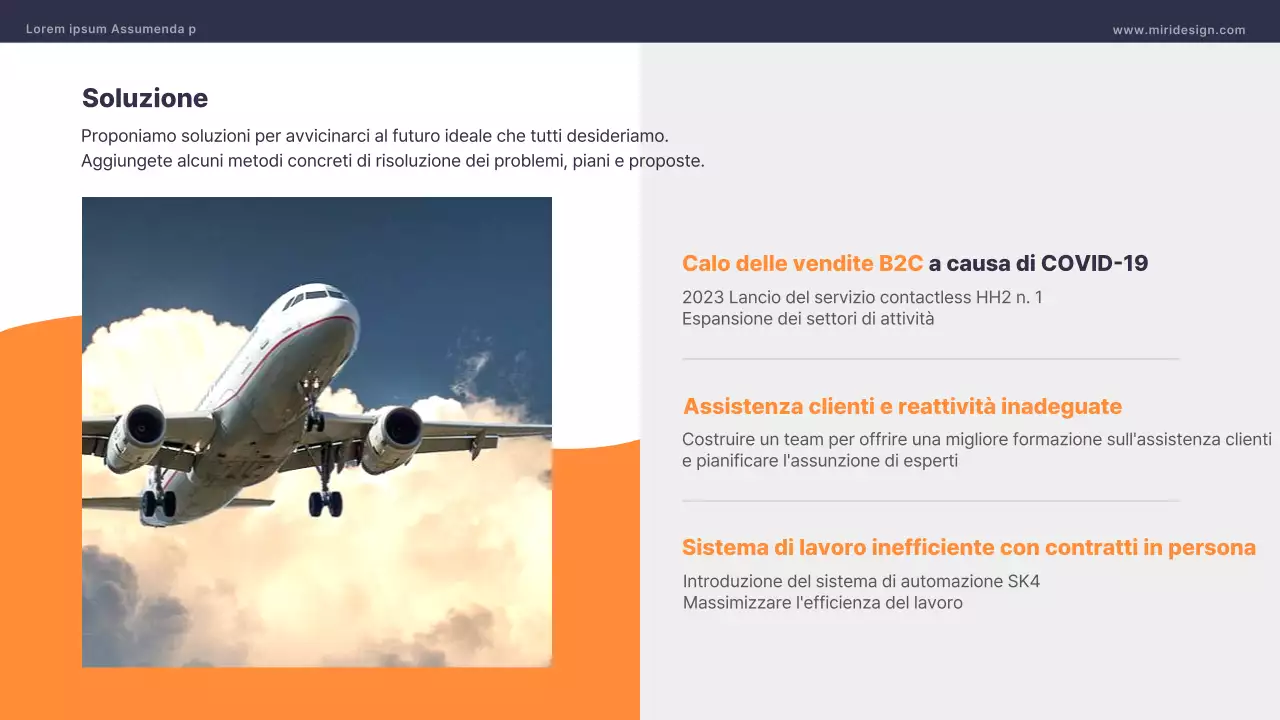 Modello commerciale per l'aviazione a tema città vecchia