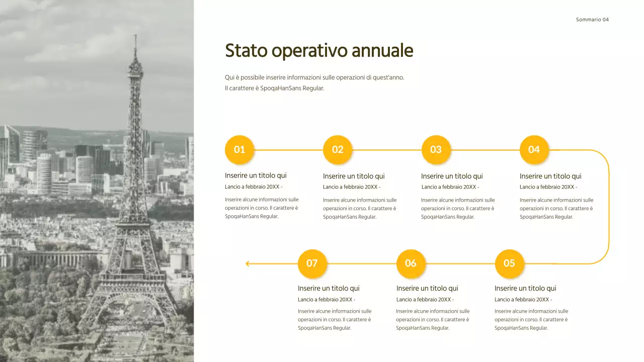 Presentazione del rapporto sulle entrate delle agenzie di viaggio con concetto di giallo