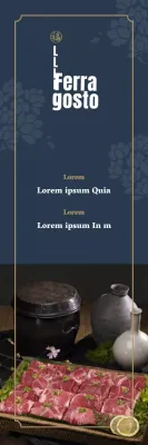 Striscione regalo Han Don in oro marino