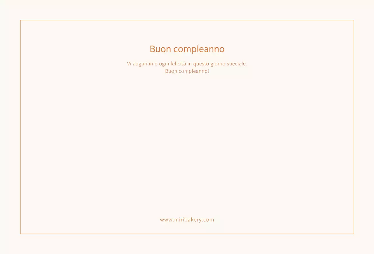 Cartolina di compleanno semplice