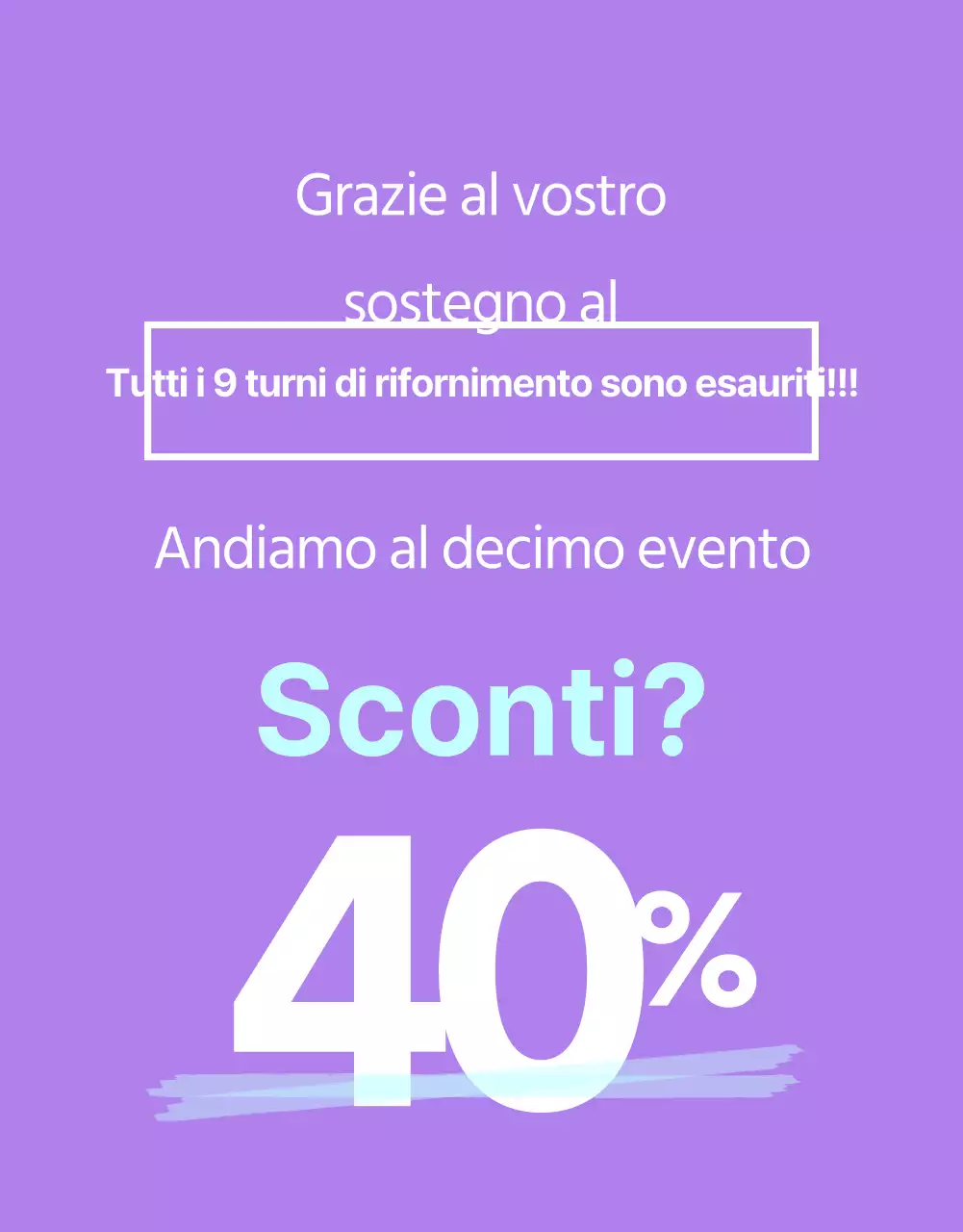 Layout di base per la vendita di prodotti