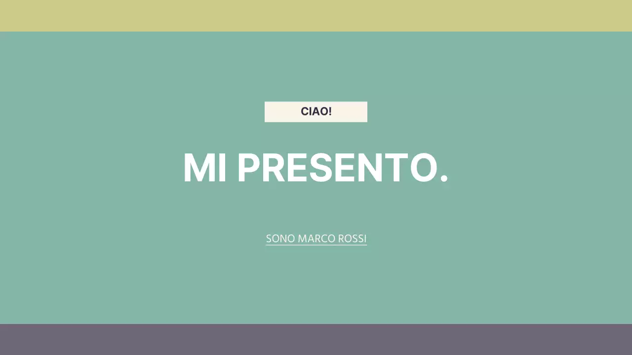 Presentazione introduttiva