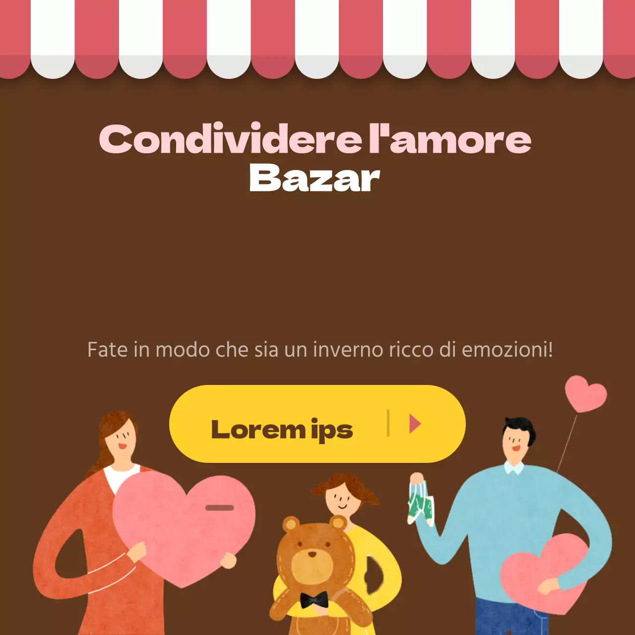 Bazar della condivisione dell'amore