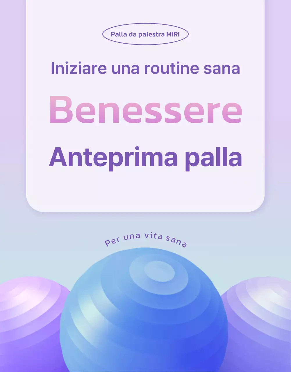 Vi presentiamo l'artistica macchina per palle da ginnastica viola, verde lime e blu
