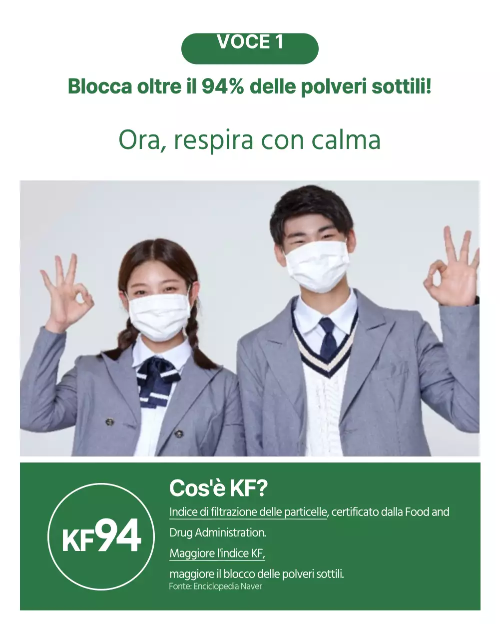 Maschere per il particolato