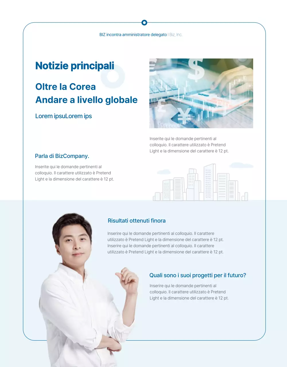 Turquoise Clean OnlineRivista d'affariCultura aziendaleWebzine Newsletter aziendaleNews Business