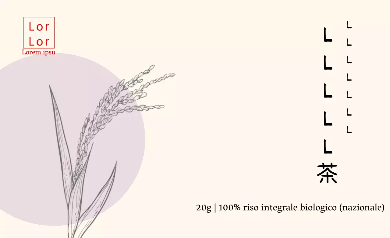 Mauve Disegno Nurungicha Adesivo