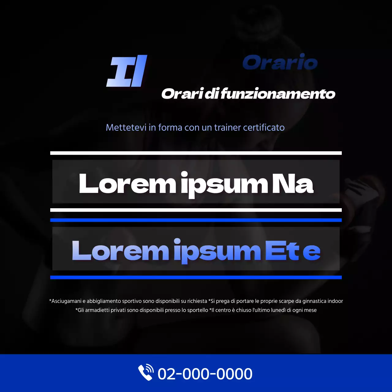 Nero e blu per una salute semplice Fitness News