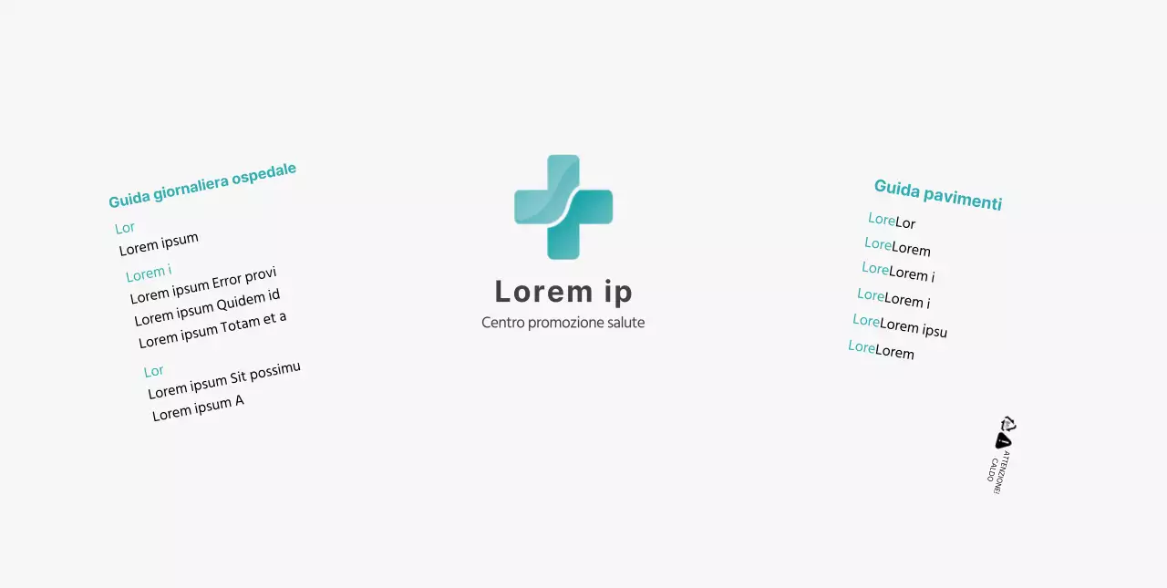 bianco blu semplice logo ospedale