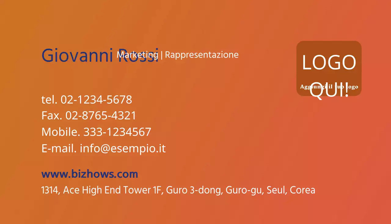 Biglietti da visita aziendali