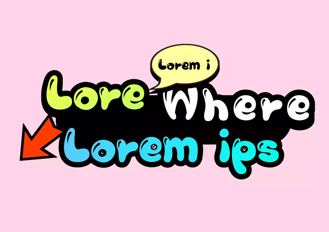 Callouts with gradients and arrow concepts